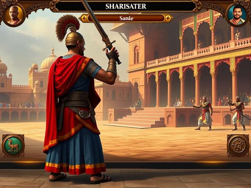 Rajasthani Warrior Gladiator tournament scene in India