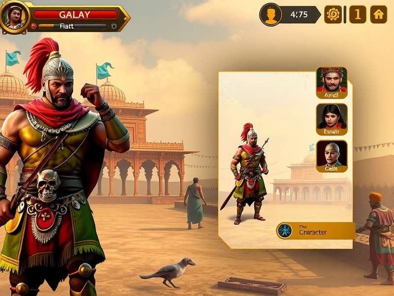 Rajasthani Warrior Gladiator gameplay screenshot